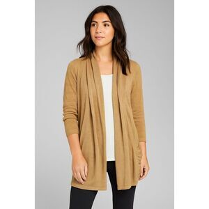 Anthropologie Tan Open Front Cardigan Sweater – Size Small